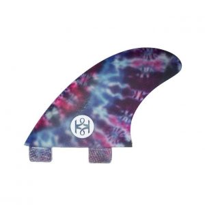 Dérives Surf Latérales Koalition Fins Tie Dye 3'5 pour plug FCS