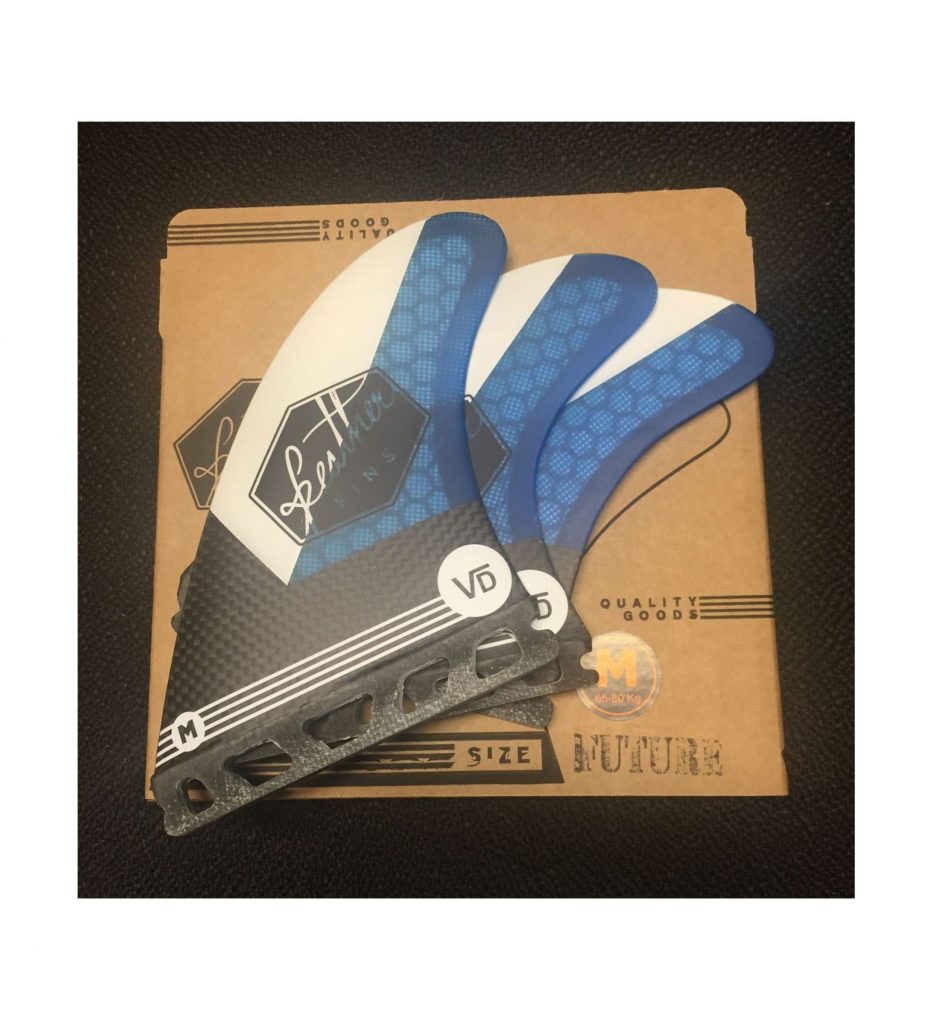 Dérives surf Feather fins Vincent Duvignac plug Futures