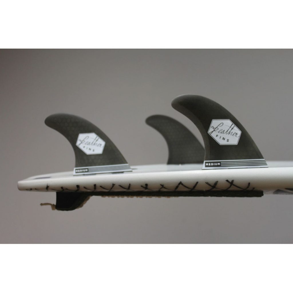 Dérives surf Feather fins Ultralight Orange plug FCS