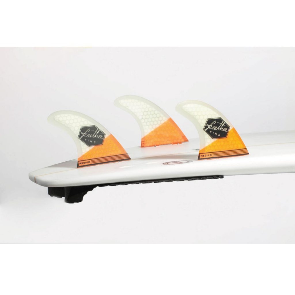 Dérives surf Feather fins Ultralight Orange plug FCS