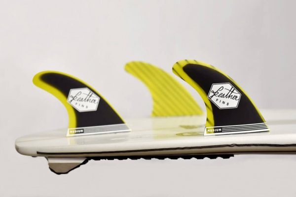 Ailerons surf Feather Fins Fiverglass pour plug FCS 1