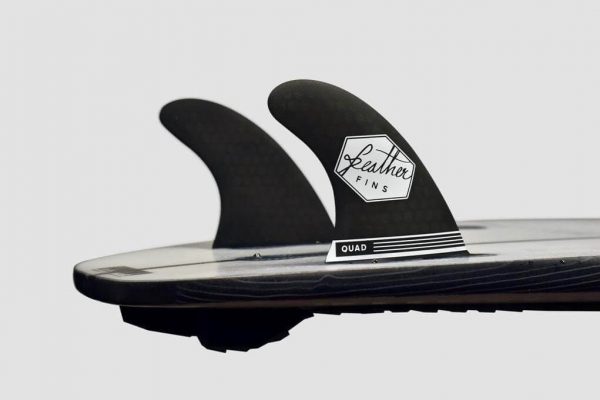 Ailerons surf Feather Fins Rear Quad pour plug FCS 2