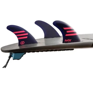 aileron surf bleu rose feather fins