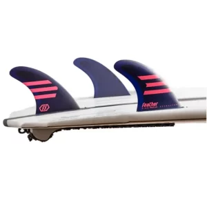ailerons surf feather fins bleu