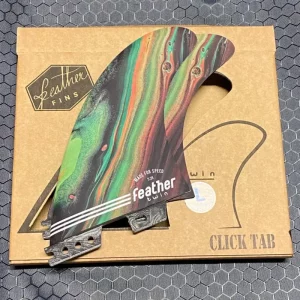 derives twin fins feather fins performance